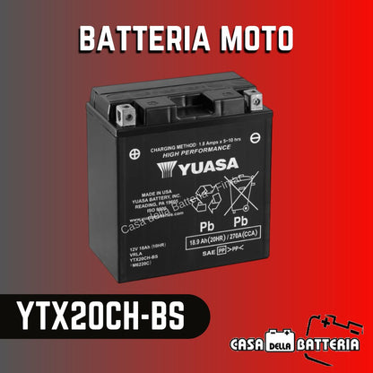 Batteria avviamento YTX20CH-BS Yuasa