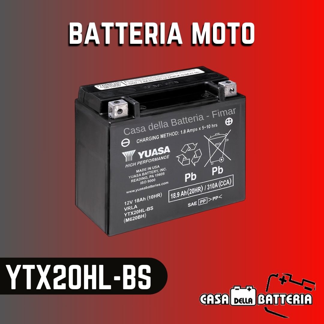Batteria avviamento YTX20HL-BS Yuasa