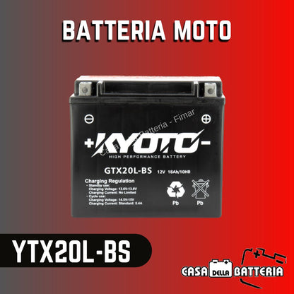 Batteria avviamento YTX20L-BS Kyoto