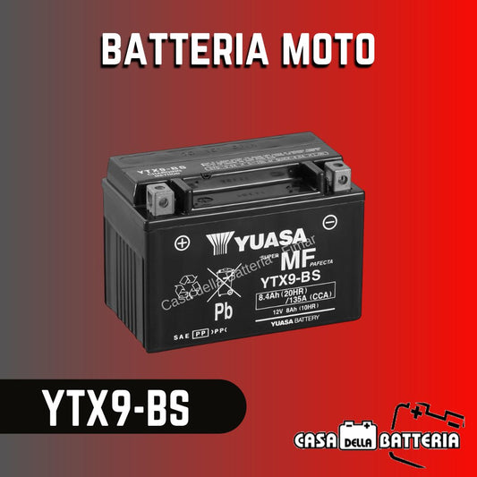 Batteria avviamento YTX9-BS Yuasa