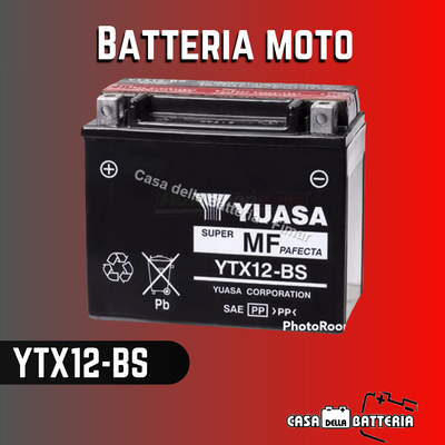 Batteria avviamento YTX12-BS Yuasa