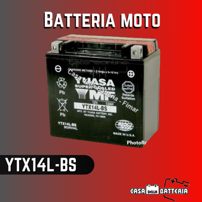 Batteria avviamento YTX14L-BS Yuasa