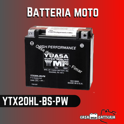 Batteria avviamento YTX20HL-BS Yuasa