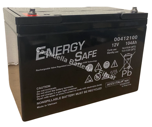 Batteria 12V 18AH Energy Safe Deep Cycle per servizi e camper