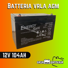 Batteria 12V 22AH Energy Safe Starter per servizi e camper - fimarshop