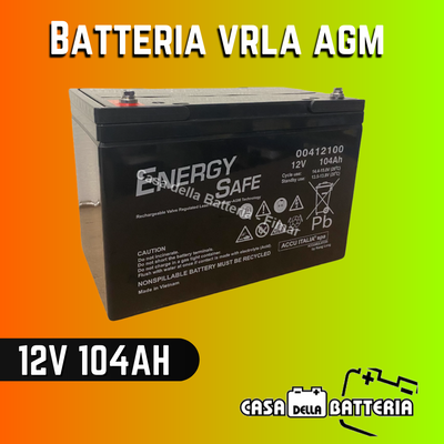 Batteria 12V 104AH Energy Safe