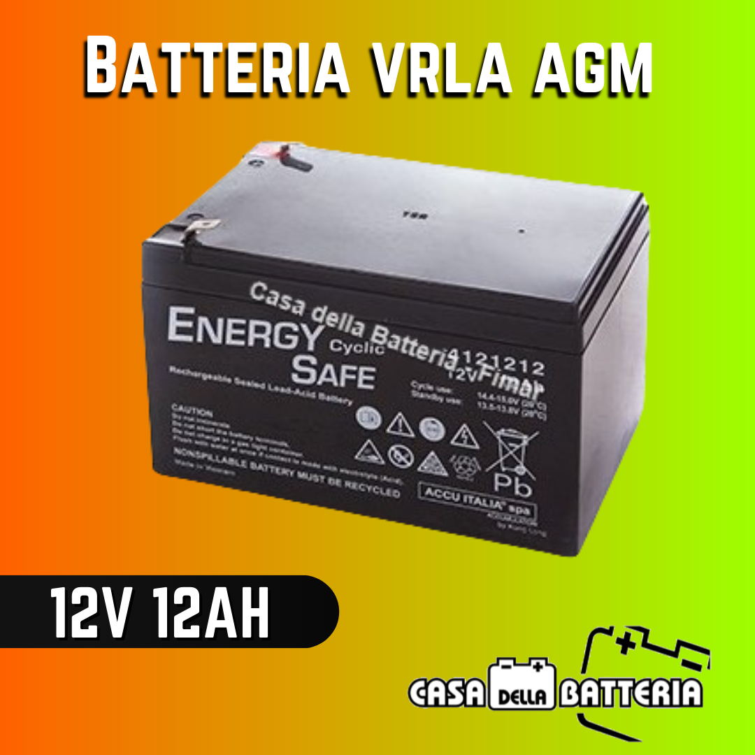 Batteria 12V 12AH Energy Safe Deep Cycle