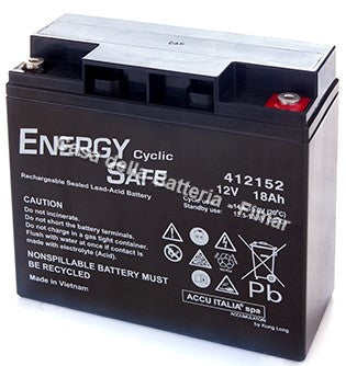Batteria 12V 18AH Energy Safe Deep Cycle