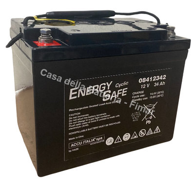 Batteria 12V 34AH Energy Safe Deep Cycle