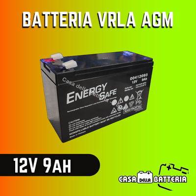 Batteria 12V 9AH Energy Safe
