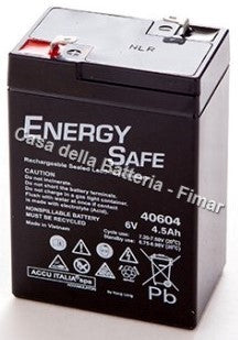 Batteria 6V 4,5AH Energy Safe batteria servizi e camper - fimarshop