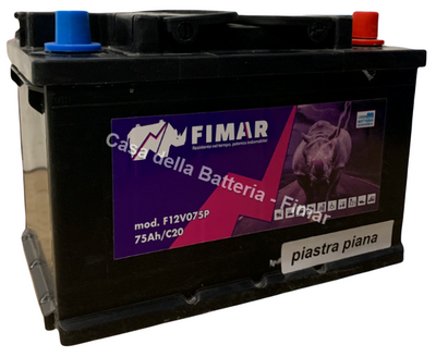 Batteria servizi/trazione 12V 75AH DX Fimar p. piana