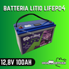 Batteria LiFeP04 12,8V 100AH Fimar con BMS e Display