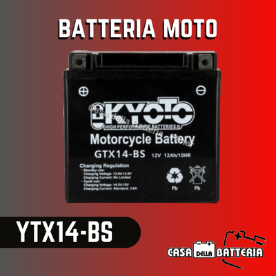 Batteria avviamento YTX14-BS Kyoto