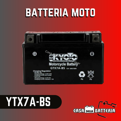 Batteria avviamento YTX7A-BS Kyoto