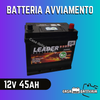 Batteria avviamento 45AH DX Leader sigillata E2