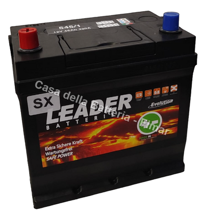 Batteria avviamento 45AH SX Leader sigillata E2