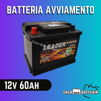 Batteria avviamento 60AH L2 SX Leader