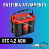 Batteria avviamento Optima Red Top RTC 4,2