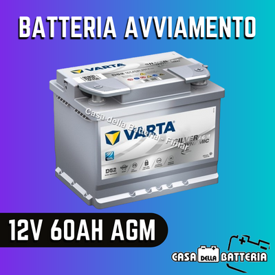 Batteria avviamento 60AH DX L2 Varta Silver Dynamic AGM