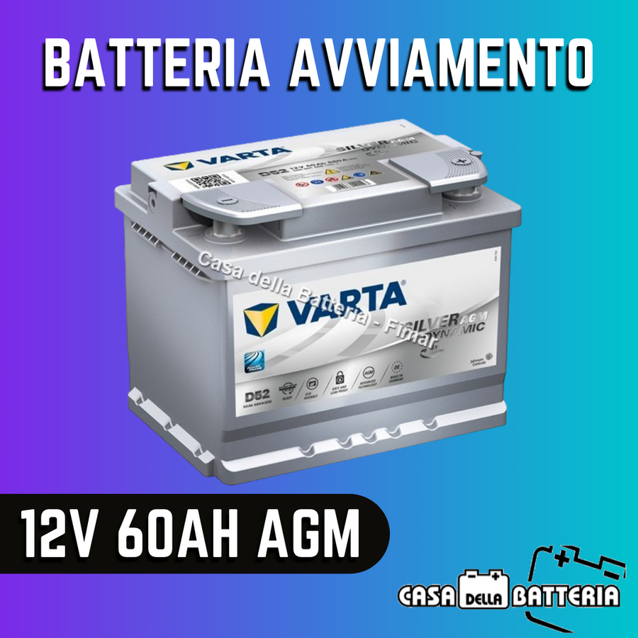 Varta Silver Dynamic AGM Starterbatterie, 60Ah bis 105Ah