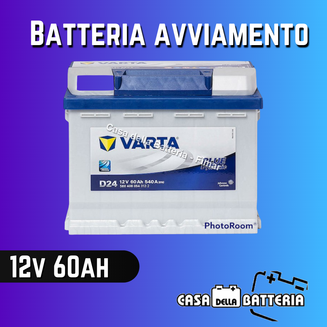 Varta D24 12V 60Ah 540A/EN Autobatterie Blue Dynamic PKW Batterie