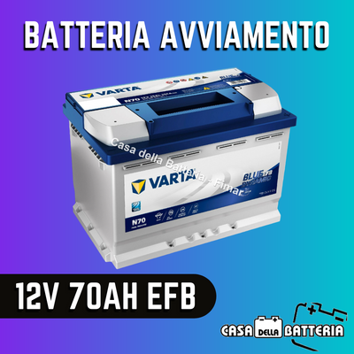 Batteria avviamento 70AH DX L3 Varta Blue Dynamic EFB