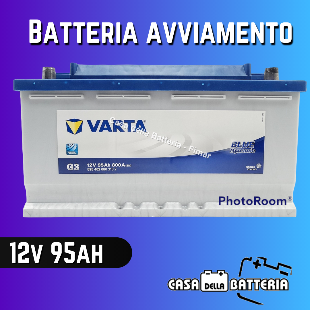 Varta G3 Autobatterie 12V 95Ah Blue Dynamic 5954020803132